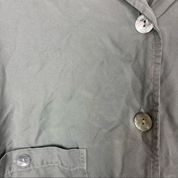 BRYN WALKER Tencel Button Down Light Sage Green - Picture 7 of 7